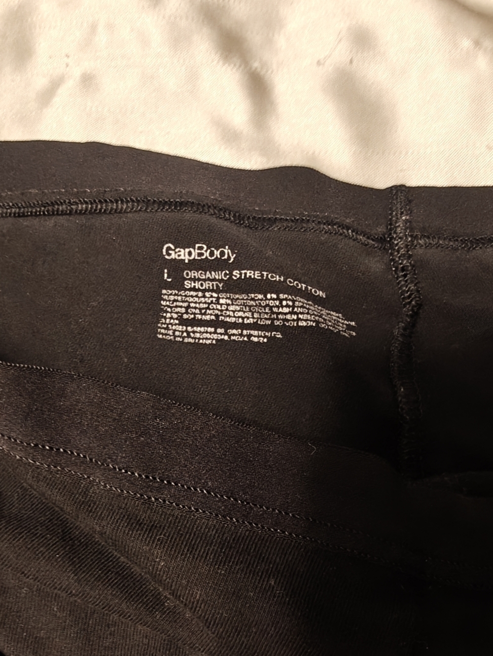 6 Pack Gap Organic Stretch Cotton Black Shorty - Picture 5 of 9